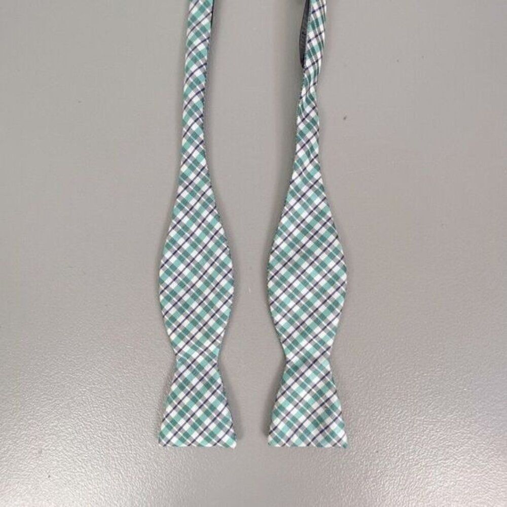 STAFFORD MENS BOWTIE POLYESTER ADJUSTABLE STRIPED TURQUOISE